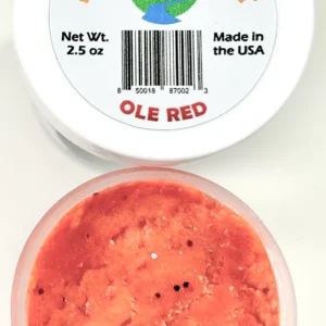 A container of ole red cheese sits next to another container.