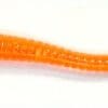 A close up of an orange string