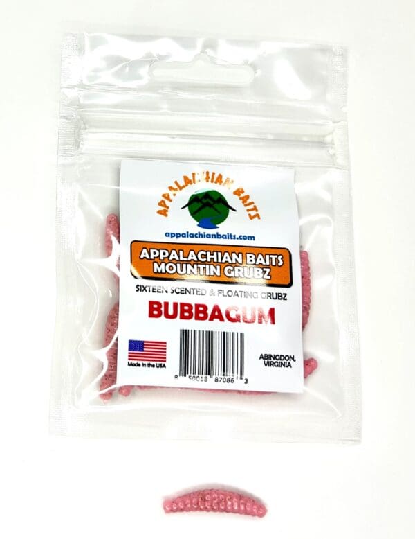 A bag of appalachian bait is shown.