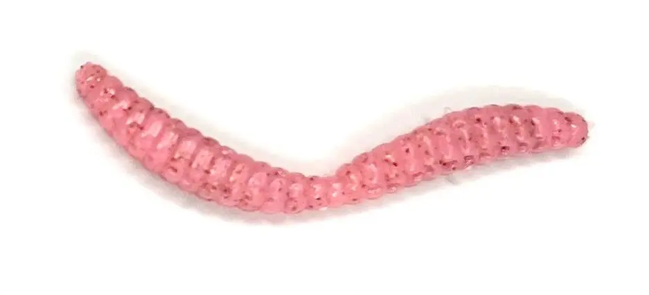 A close up of the end of a pink rope