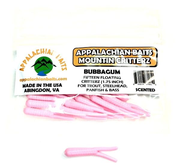 A package of pink plastic mountain climber sticks.