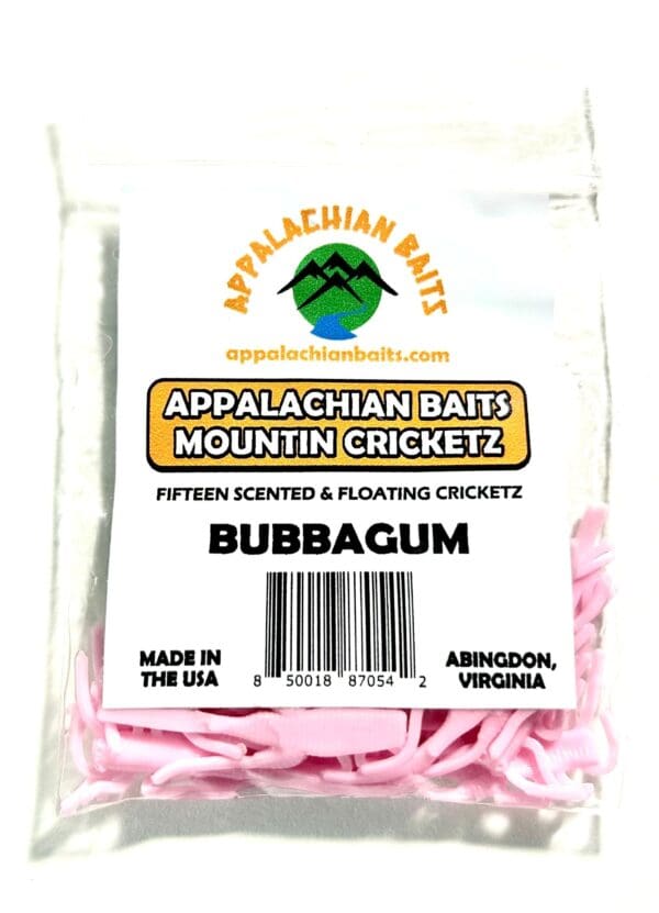 A bag of bubblegum flavored mountain crickets.