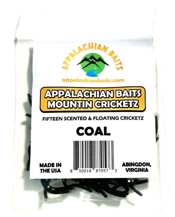 A package of coal fishing baits.