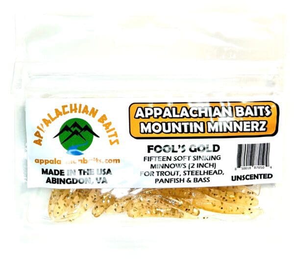 A package of appalachian baits mountain minnerz