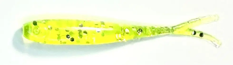 A close up of the side of a yellow stick