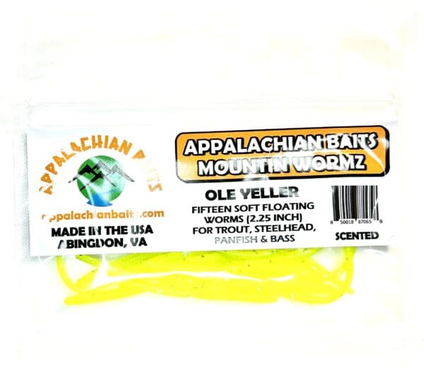 A yellow tube of wax for the appalachian trail.