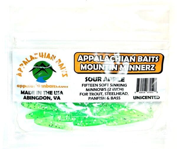 A package of appalachian baits mountain runnerz