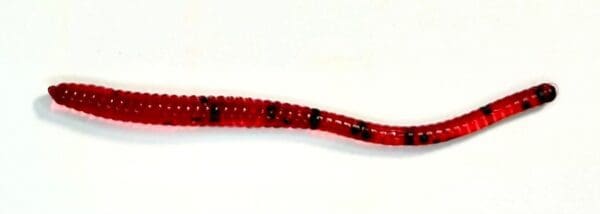 A red snake is shown with black spots.