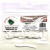 A package of white plastic chain links.